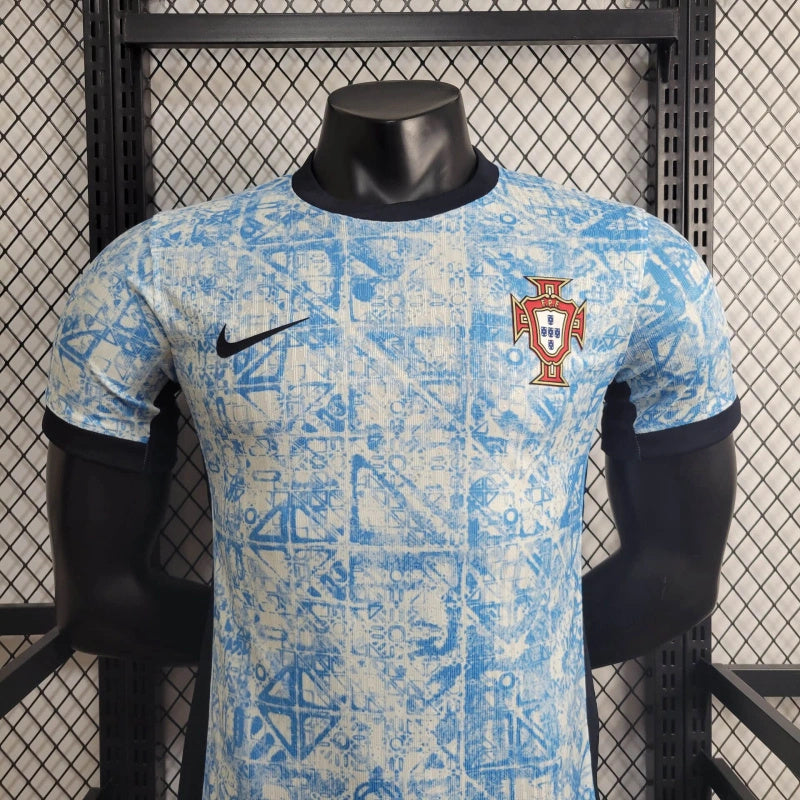 Camisola Portugal azul Away euro 2024 Player