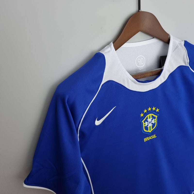 Brazil National Team 2004/06 Away Retro Shirt