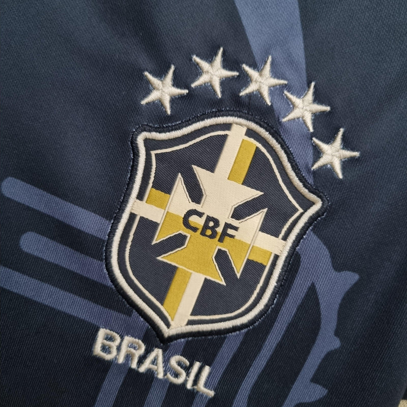 Camisola Feminina Seleção Brasil 2022/22 Edição Limitada Preta