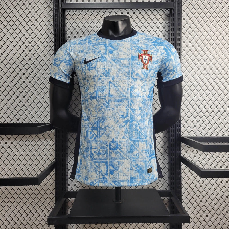 Camisola Portugal azul Away euro 2024 Player