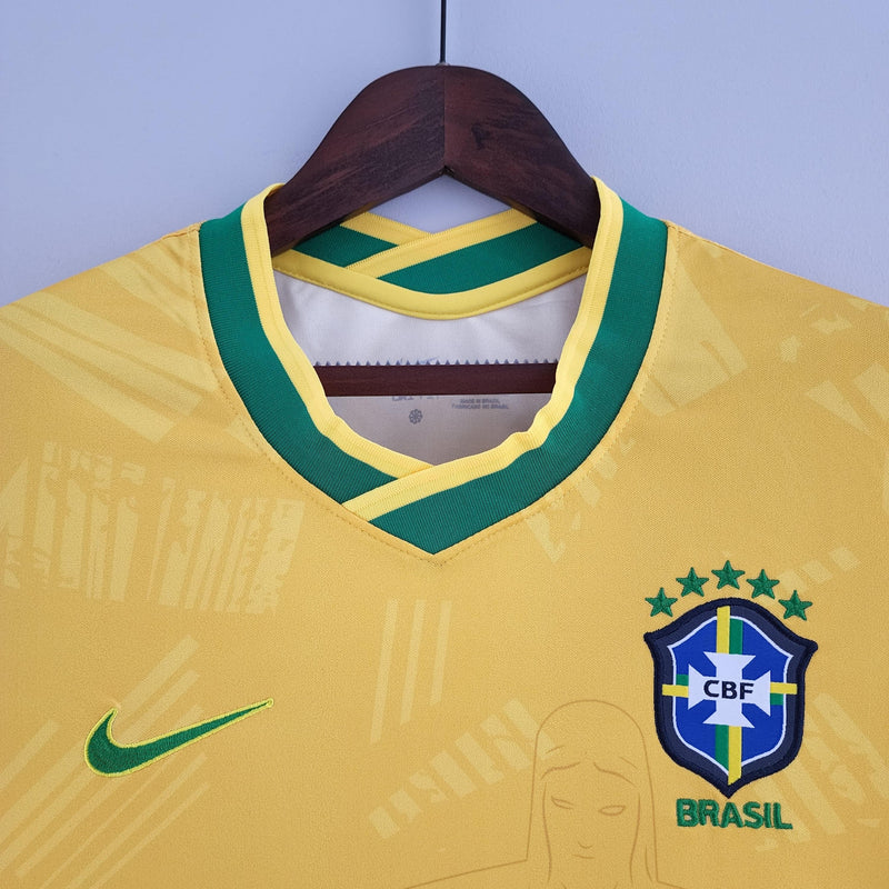 Brazil 2022/22 Women's Jersey Yellow Concept