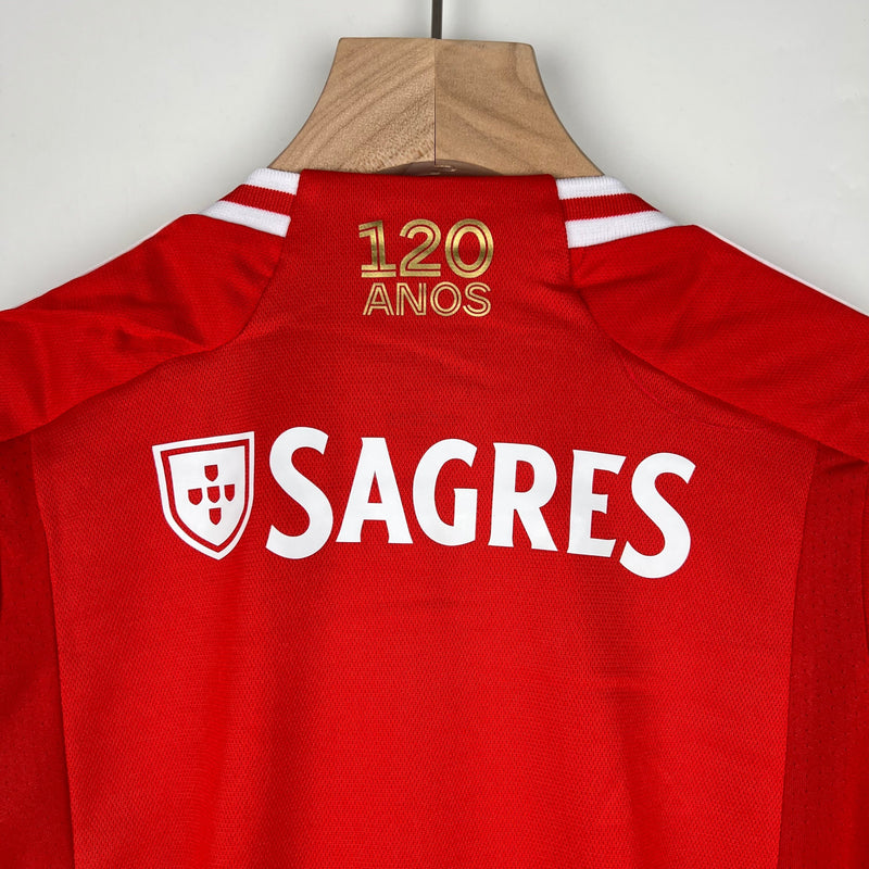 Conjunto infantil Benfica Vermelho 2023/24 Home