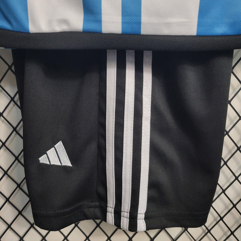 Camisola Seleção Argentina 2022/23 Home 3 - INFANTIL