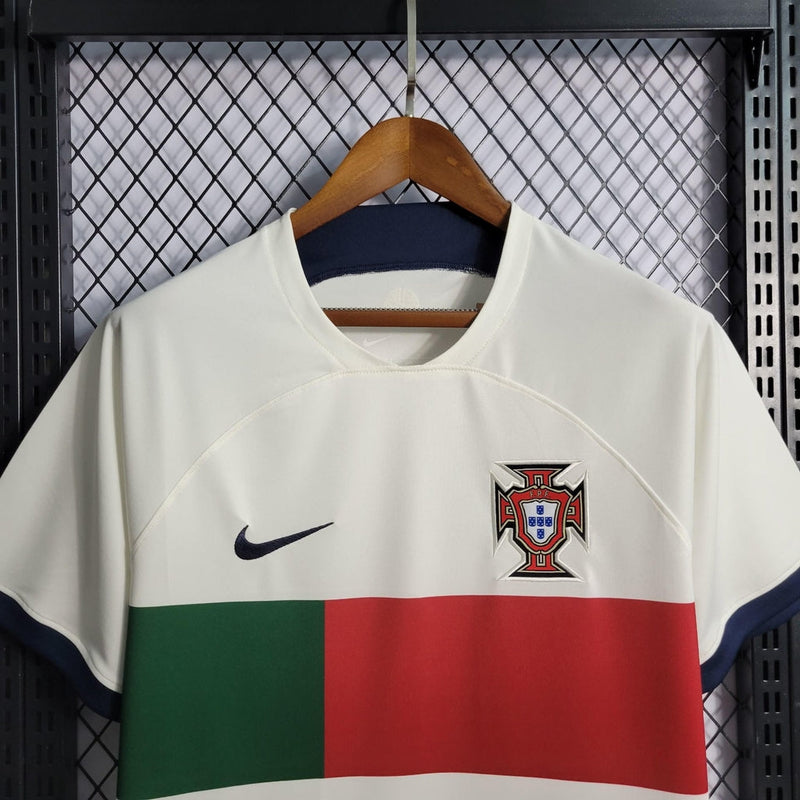 Camisola Portugal Branca Away 2022/23