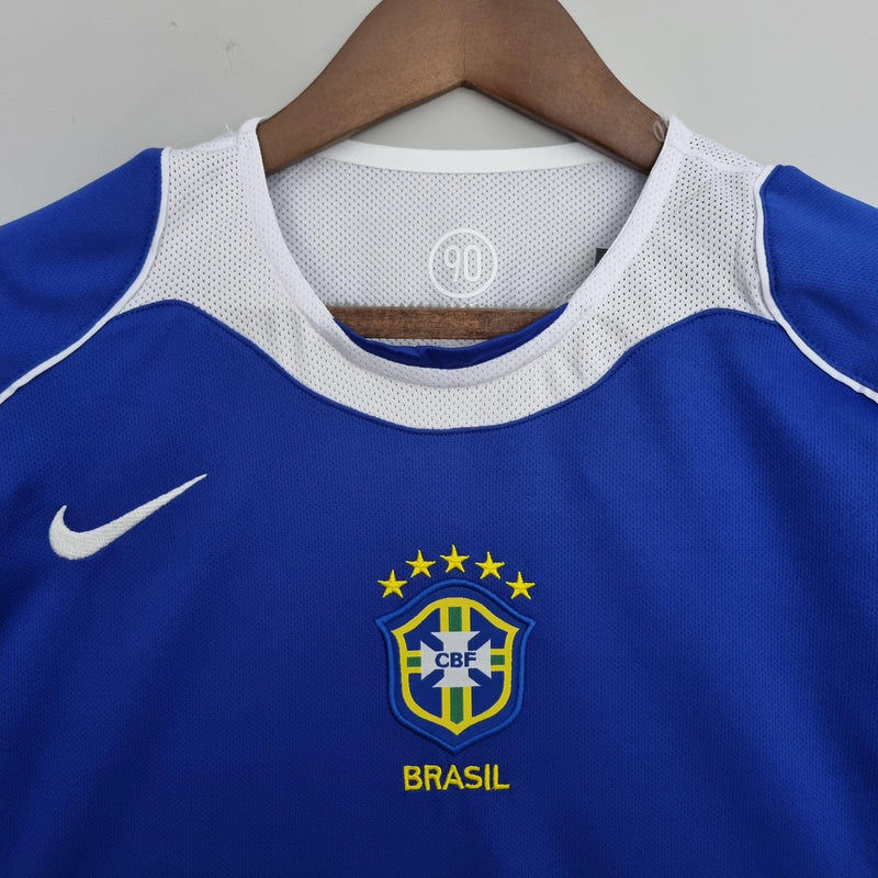 Camisola Retrô Seleção Brasil 2004/06 Away