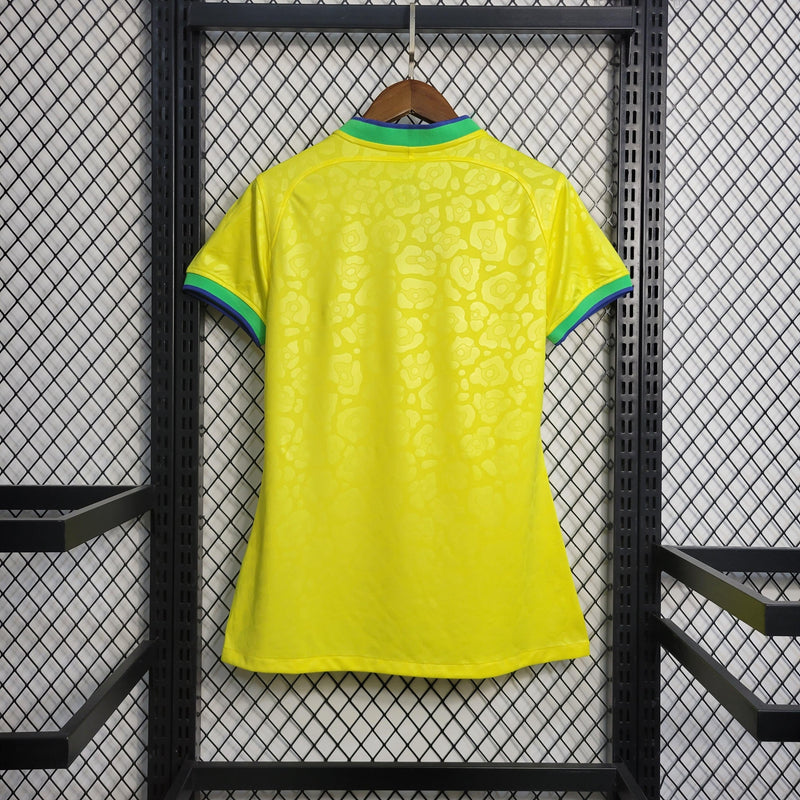 Camisola Feminina Seleção Brasil 2022/23 Home Torcedor PRO