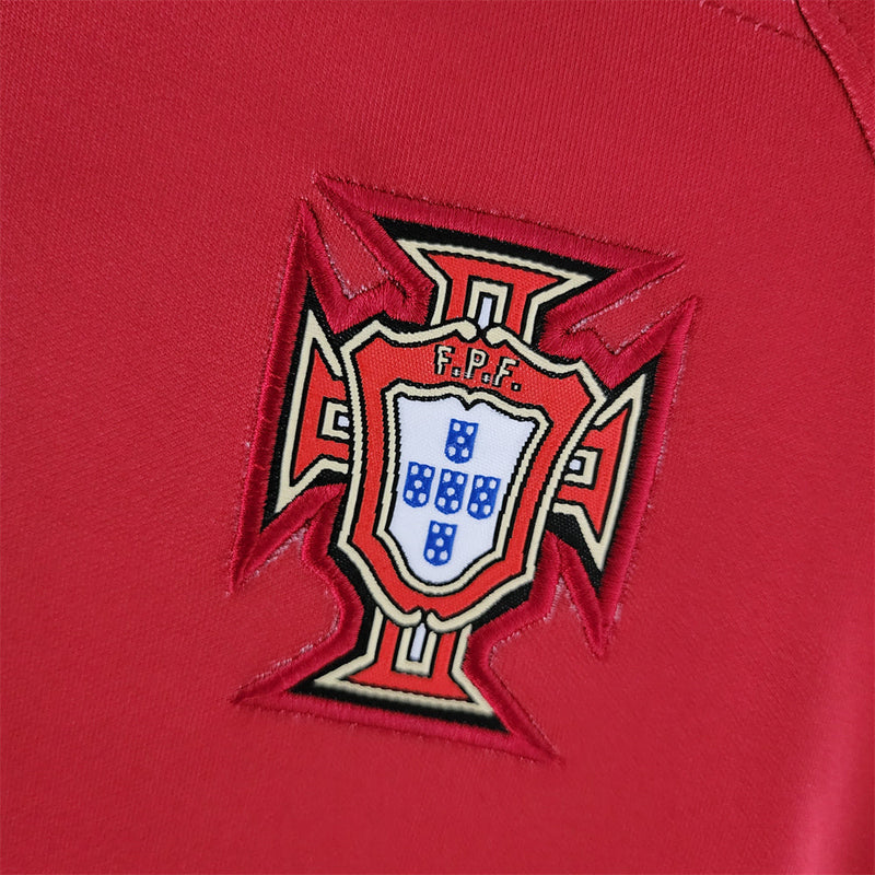 Camisola Portugal vermelha Home 2022/23 Feminina