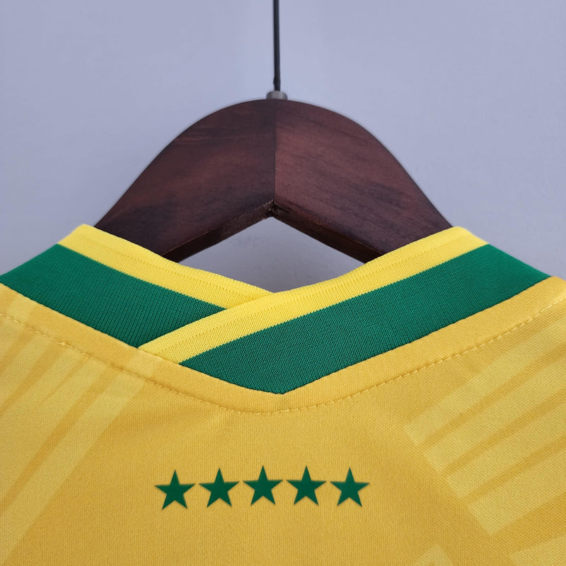 Brazil 2022/22 Women's Jersey Yellow Concept