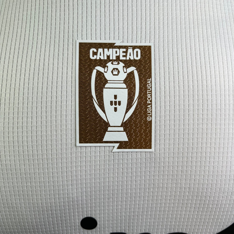 Benfica White 2023/24 Third Shirt - National Champion Badge