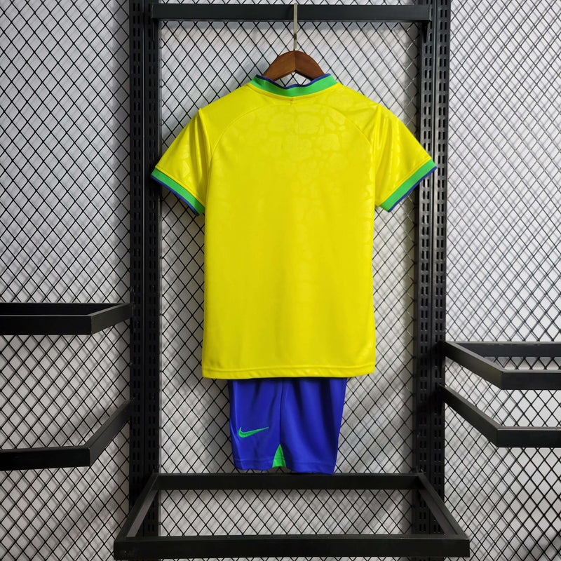 Brazil 2022/23 Kids Kit - Home Fan PRO