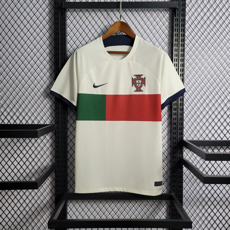 Camisola Portugal Branca Away 2022/23