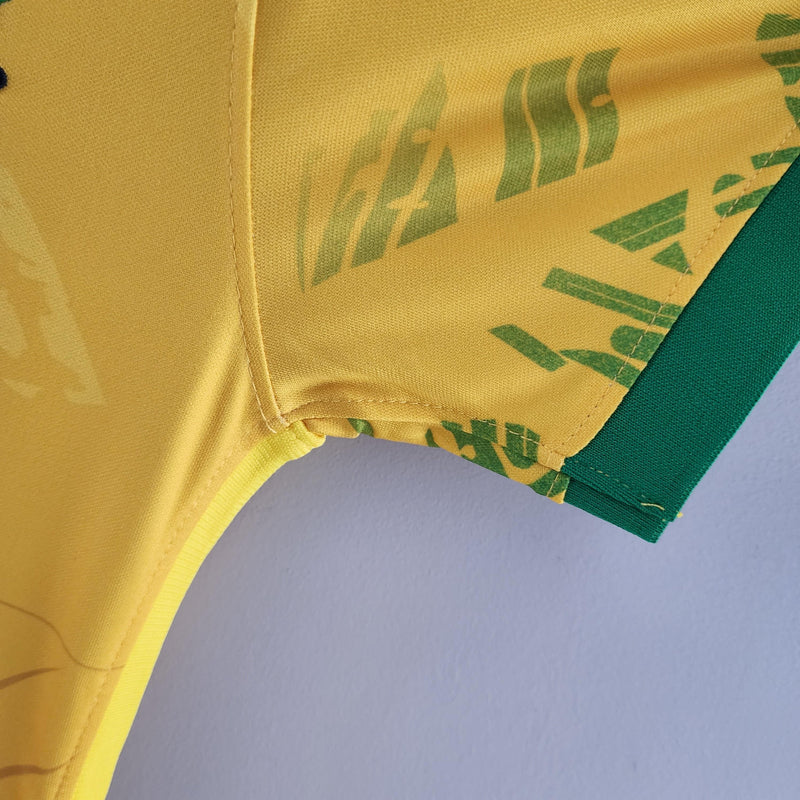 Brazil 2022/22 Women's Jersey Yellow Concept