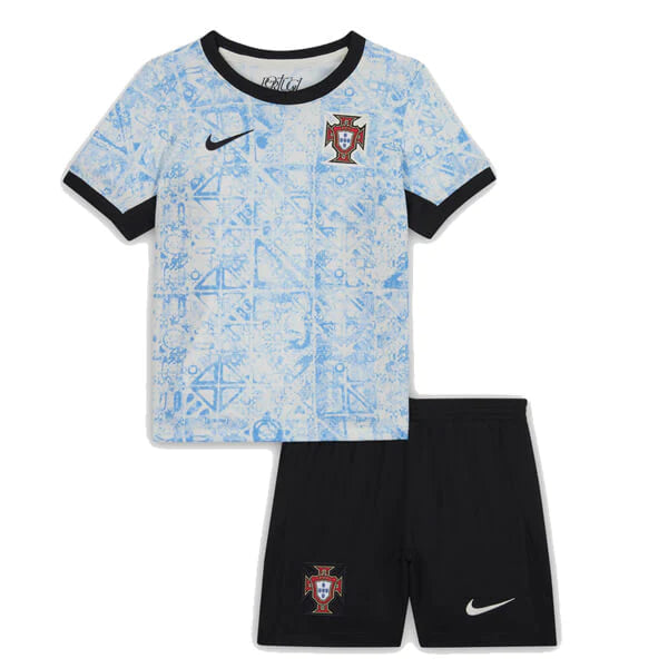 Portugal Blue Away Euro 2024 Kids Set 