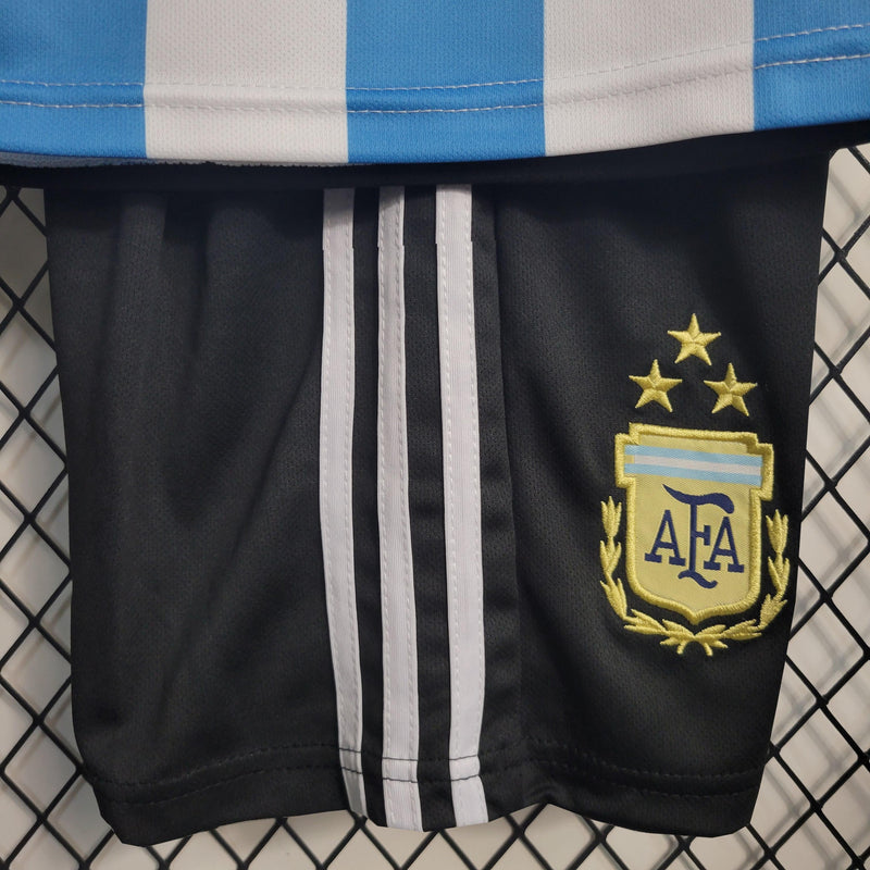 Camisola Seleção Argentina 2022/23 Home 3 - INFANTIL