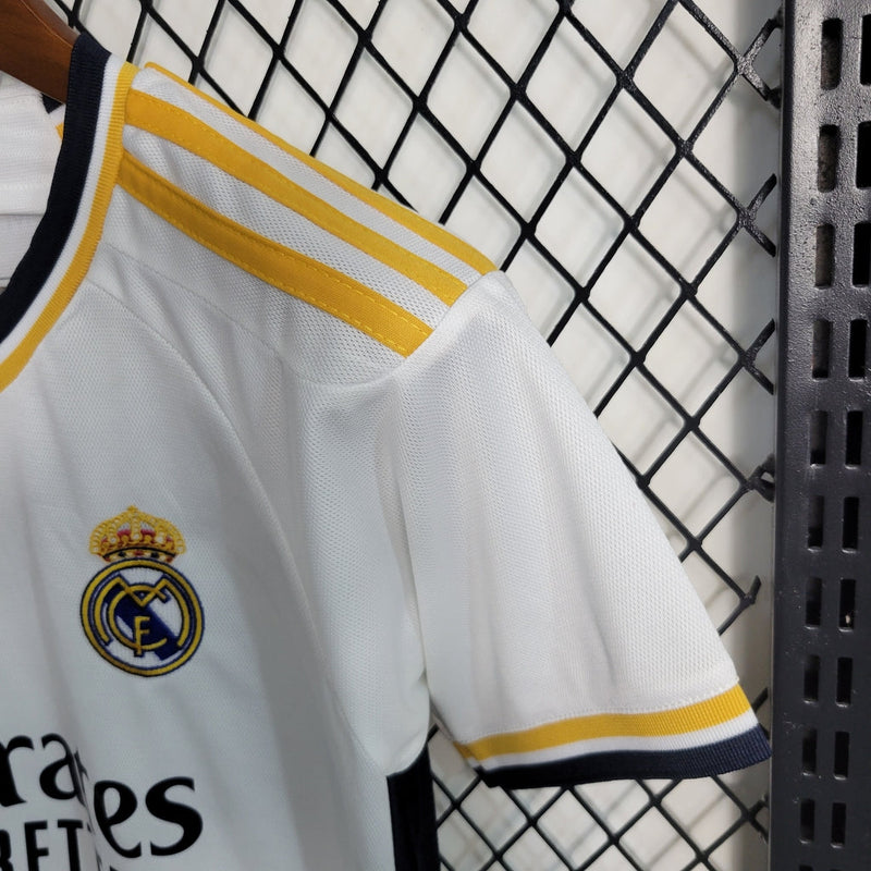 Conjunto Infantil Real Madrid 2024 - Home