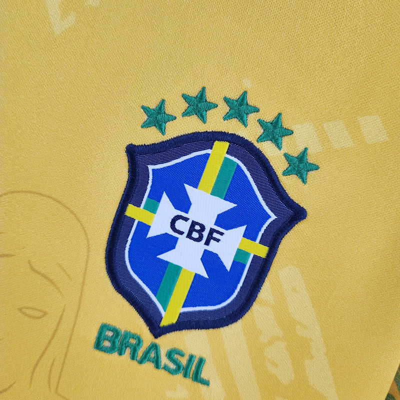 Brazil 2022/22 Women's Jersey Yellow Concept