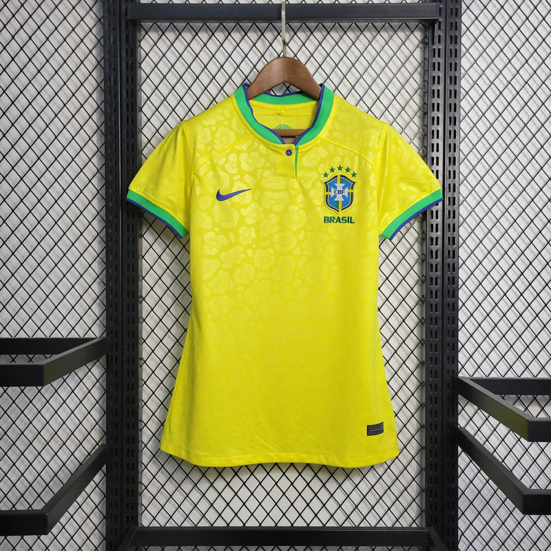 Camisola Feminina Seleção Brasil 2022/23 Home Torcedor PRO