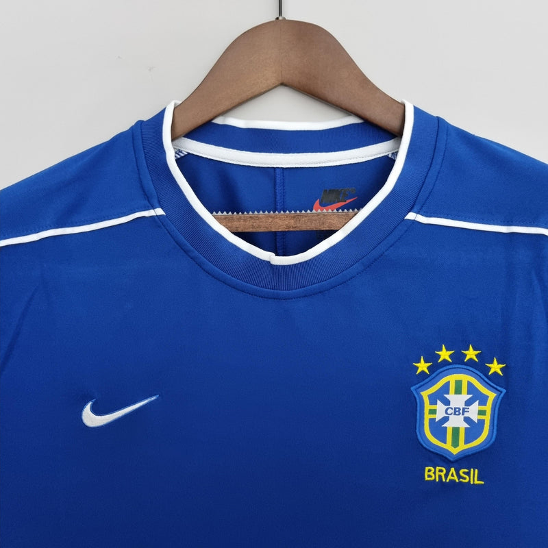 Camisola Retrô Seleção Brasil 1998/98 Away