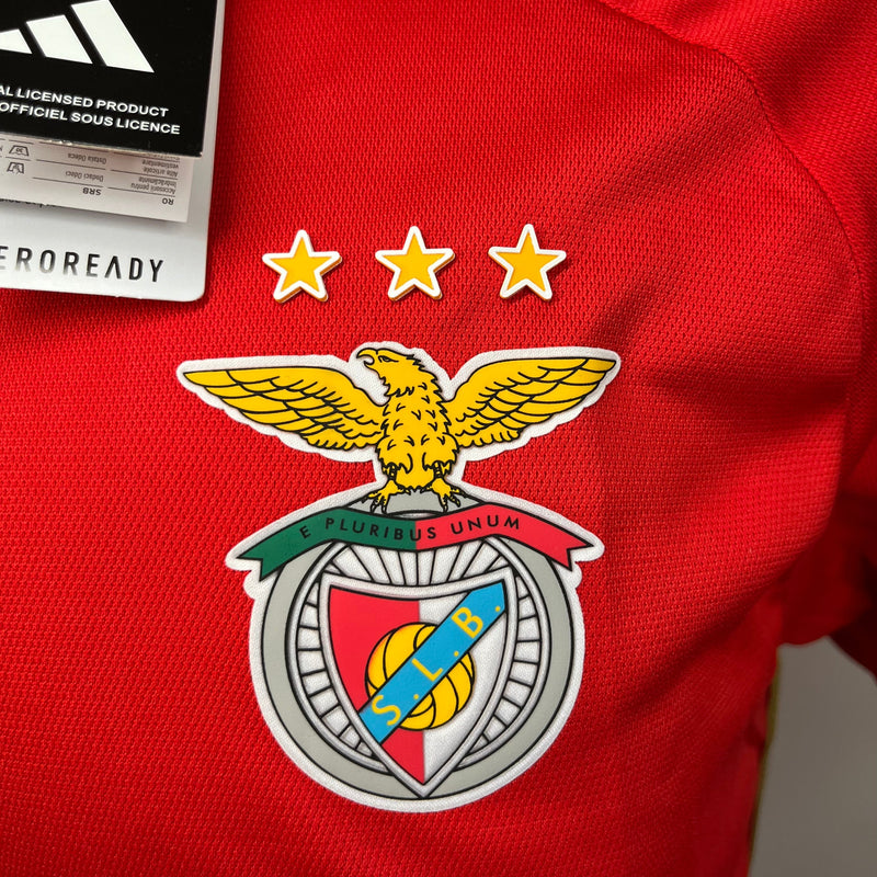 Benfica Red 2023/24 Home Shirt - National Champion Badge