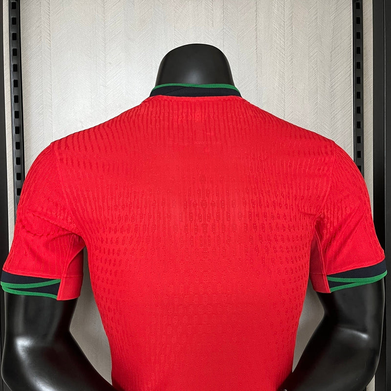 Camisola Portugal Vermelha Home Euro 2024 Player