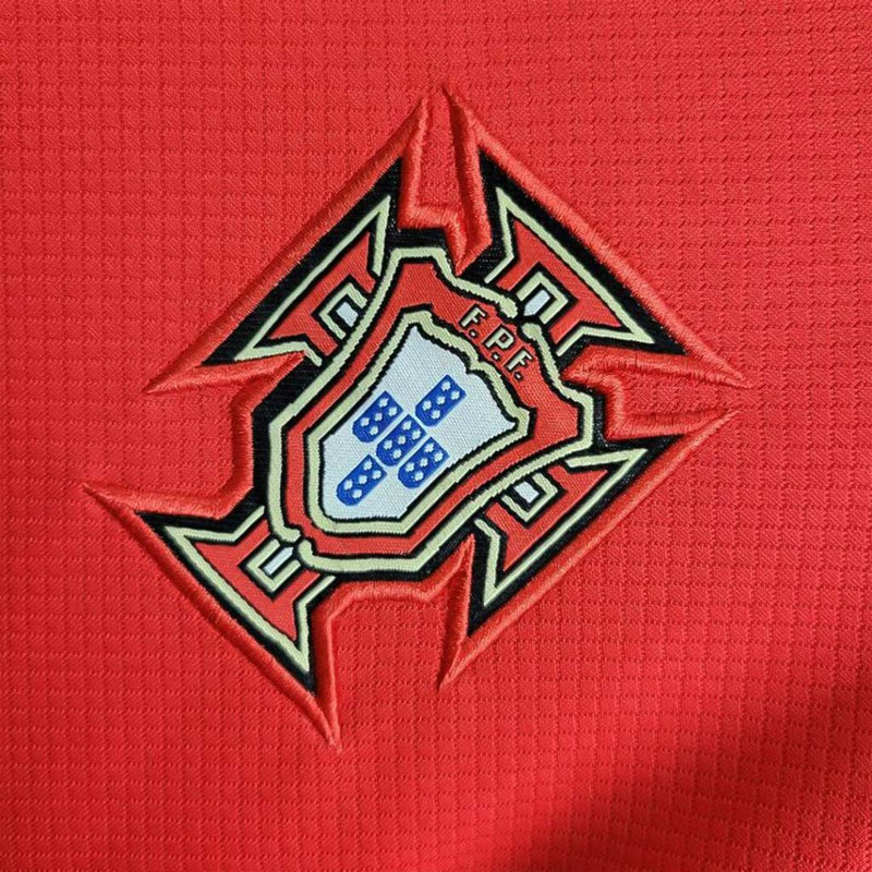 Portugal Home Euro 2024/25 WOMEN'S Red Shirt 