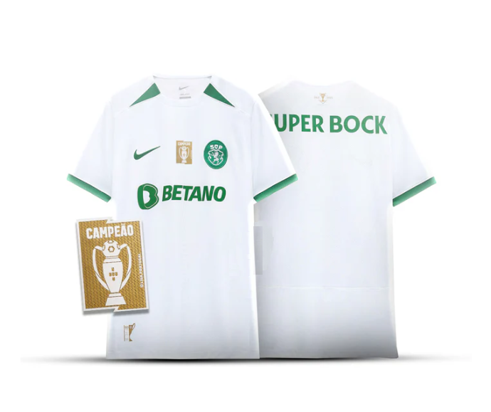 White Cup Winners' Cup 2024 jersey - free champion badge 