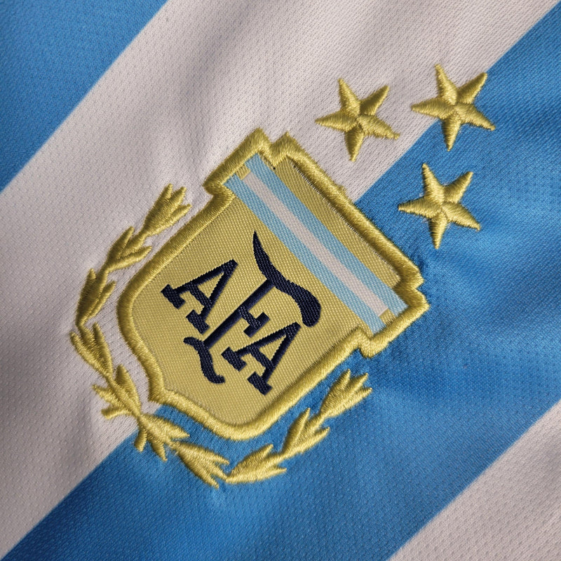 Camisola Seleção Argentina 2022/23 Home 3 - INFANTIL