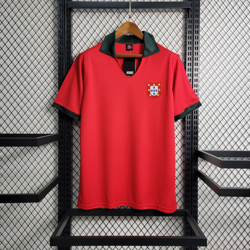 Portugal retro red jersey 1972