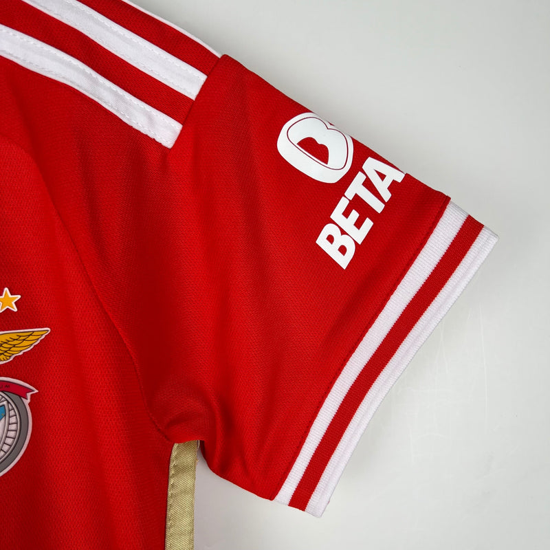 Conjunto infantil Benfica Vermelho 2023/24 Home