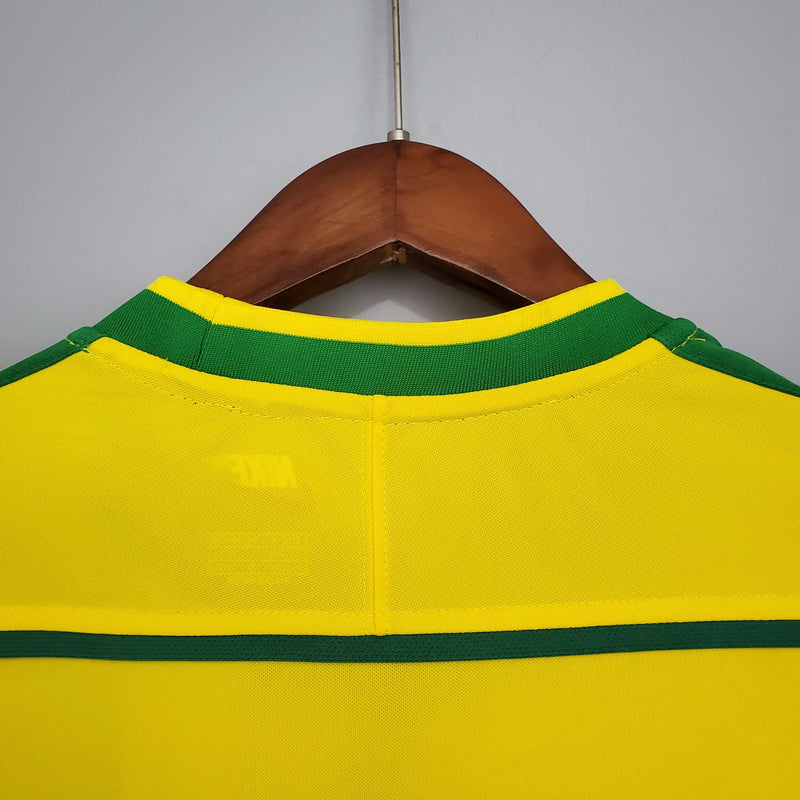 Camisola Retrô Seleção Brasil 1998/98 Home