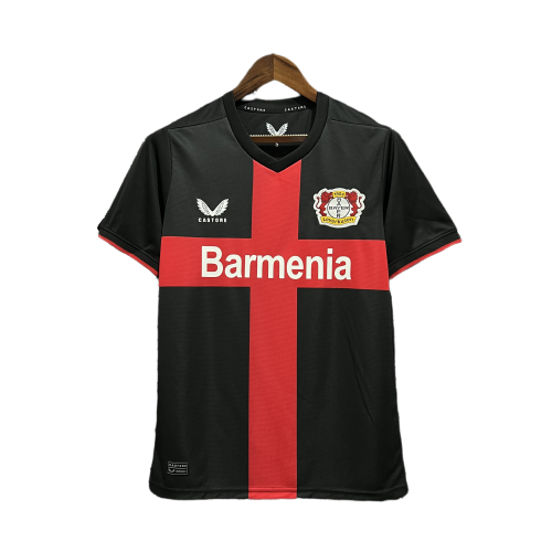 Camisola Bayer Leverkusen preta Home 2023/24