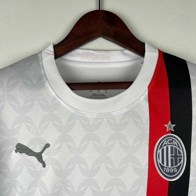 Camisola Milan branca Away 2023/24