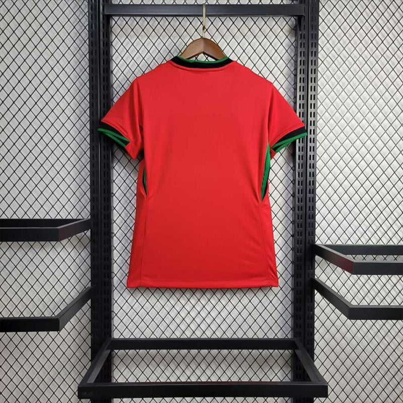 Camisola Portugal vermelha Home Euro 2024/25 FEMININA