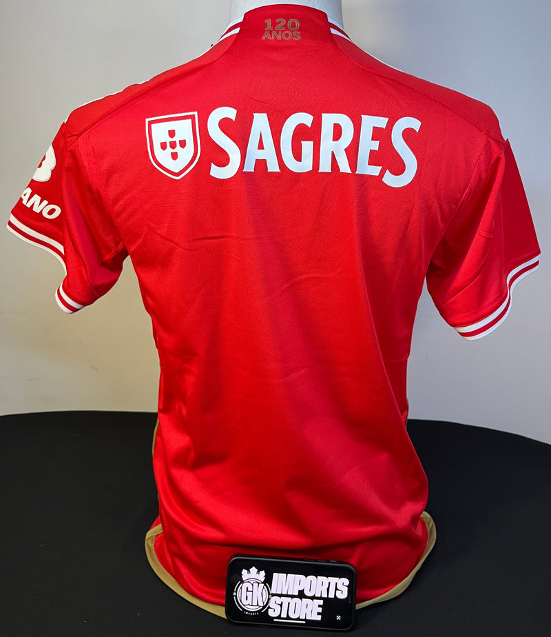 Benfica Red 2023/24 Home Shirt - National Champion Badge