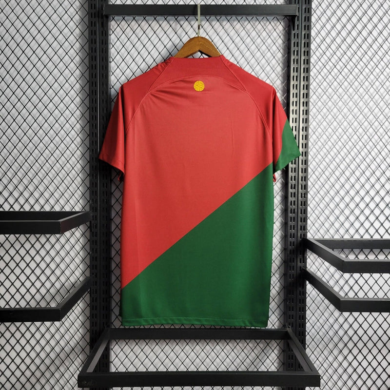 Camisola Portugal Vermelha/verde Home 2022/23