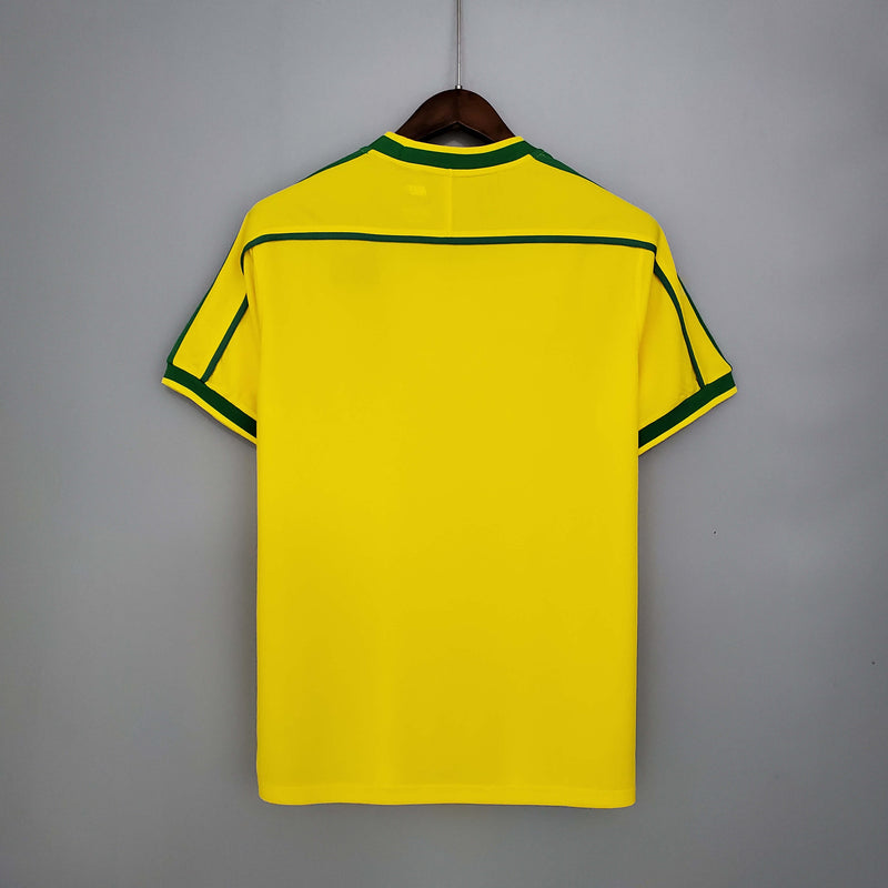 Camisola Retrô Seleção Brasil 1998/98 Home