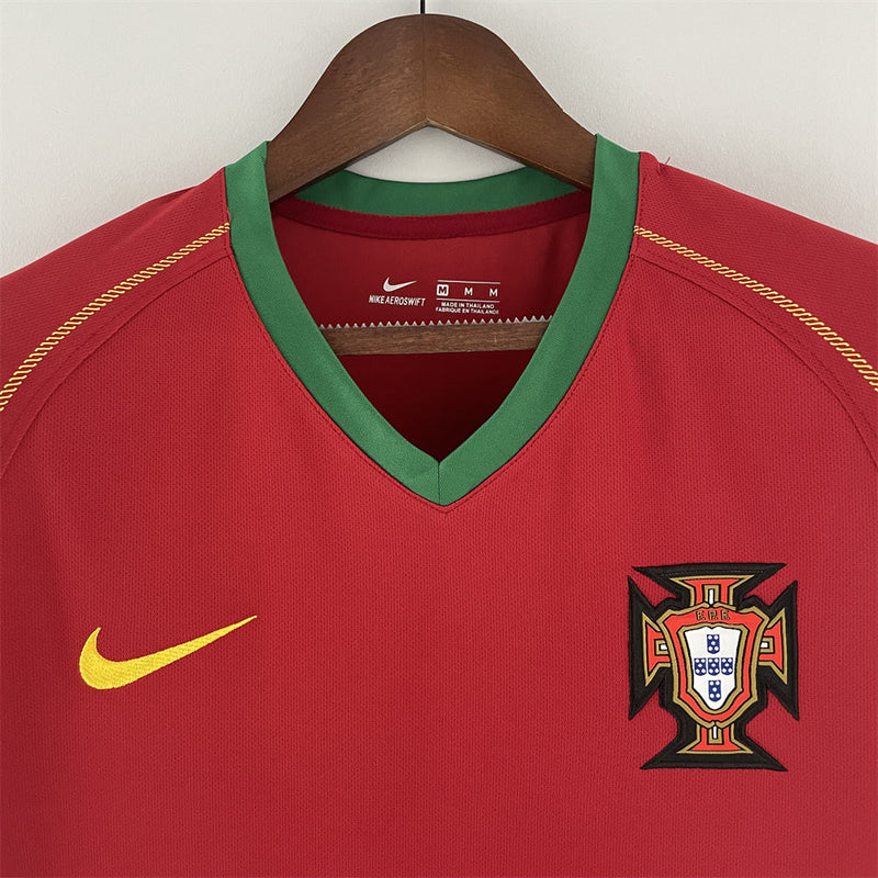 Portugal retro red shirt 2006/07