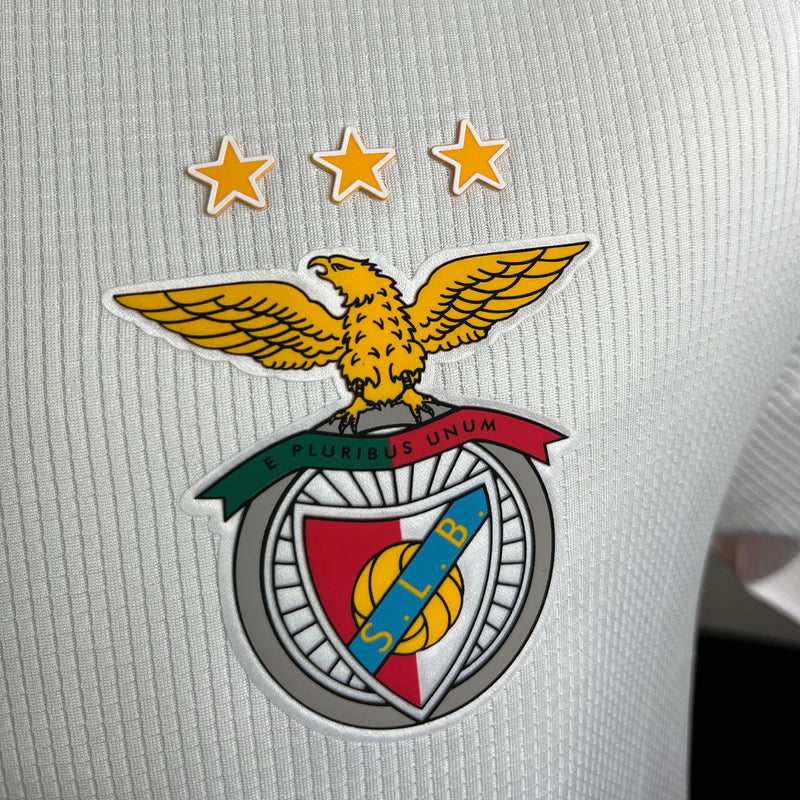 Benfica White 2023/24 Third Shirt - National Champion Badge