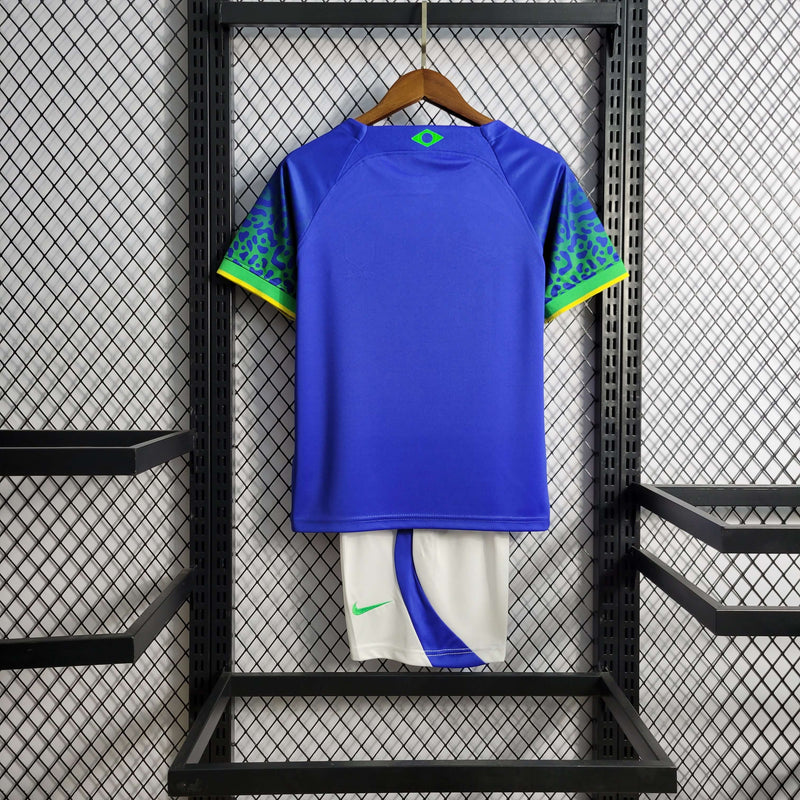 Brazil 2022/23 Kids Kit - Away Fan PRO