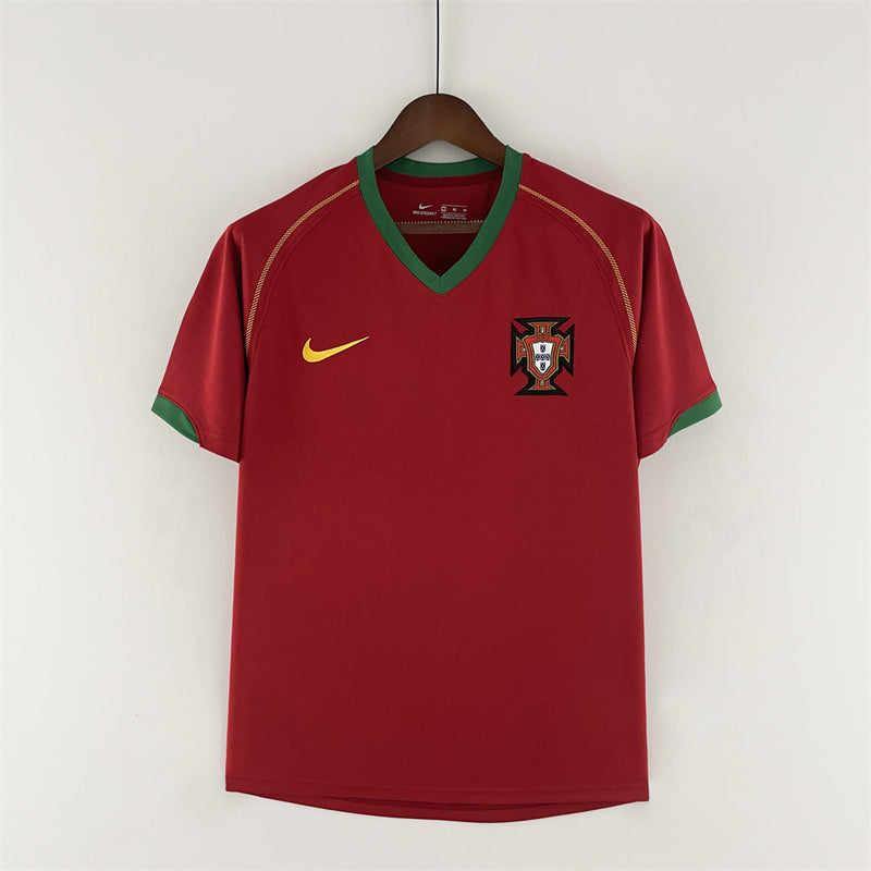 Portugal retro red shirt 2006/07