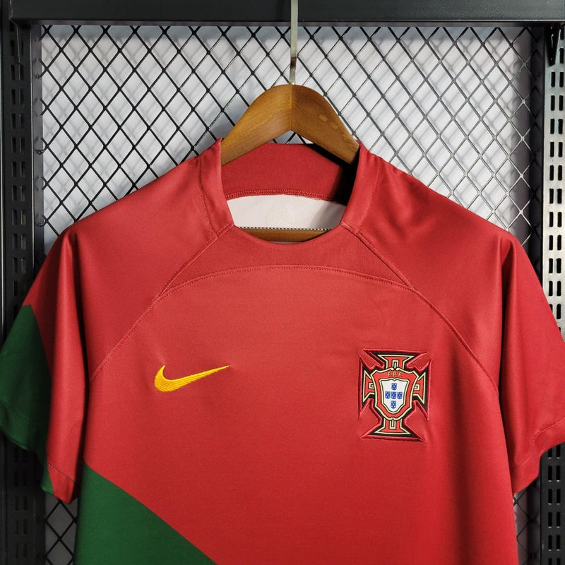 Portugal Red/Green Home Shirt 2022/23