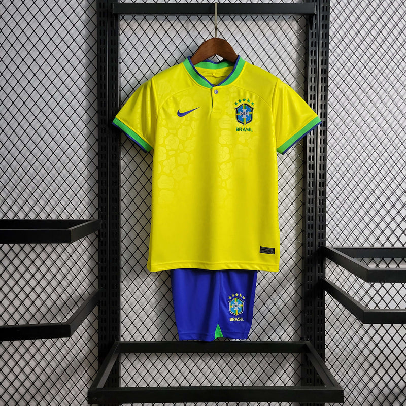 Brazil 2022/23 Kids Kit - Home Fan PRO