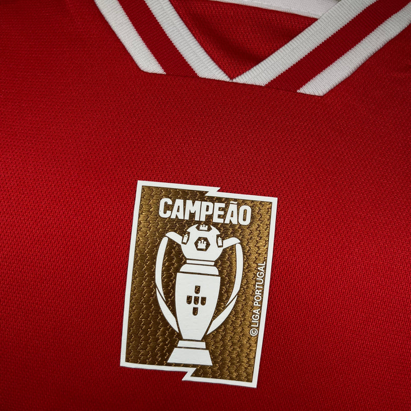 Benfica Red 2023/24 Home Shirt - National Champion Badge