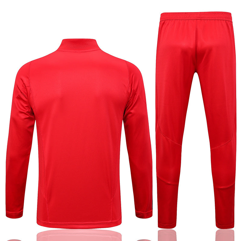 Fato de Treino de Viagem Flamengo Vermelho 23/24 Masculino - Camisola de frio Flamengo