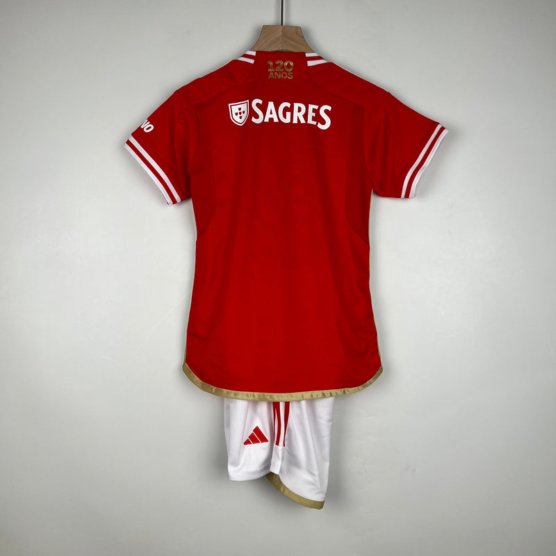 Conjunto infantil Benfica Vermelho 2023/24 Home