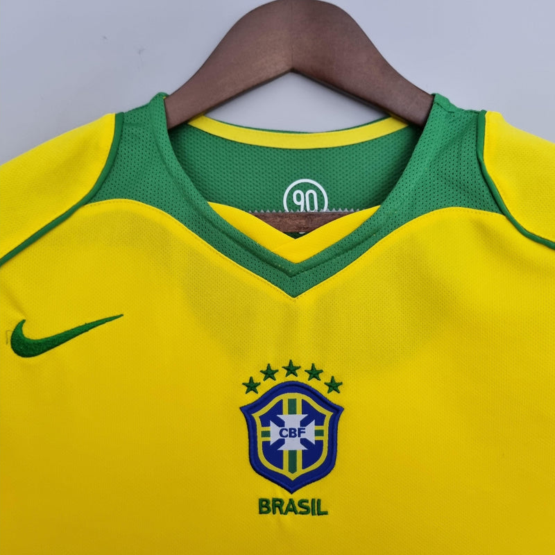 Brazil National Team 2004/06 Home Retro Shirt