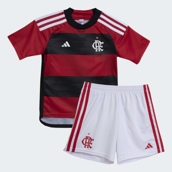 Conjunto Infantil Flamengo 2023/24 - Home - LANÇAMENTO