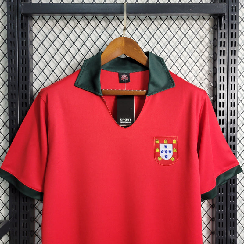 Portugal retro red jersey 1972